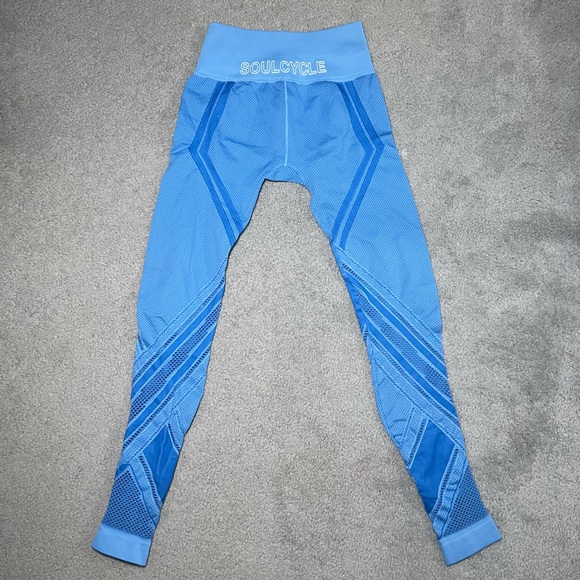 Soulcycle by NUX Quintessential compression leggings size XS/S Blue - Picture 2 of 4